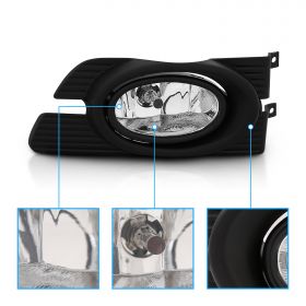 AmeriLite for Nissan Car Models Led Fog Lights(w/o Bezel & Bracket) - Passenger and Driver Side