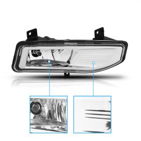 AmeriLite for 2017-2018 Nissan Versa Note Bumper Fog Lights Switch+Bracket+Wiring Harness - Passenger and Driver Side
