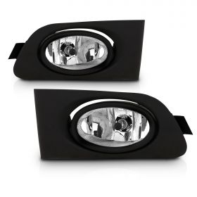 AmeriLite Clear Fog Lights For Honda Civic