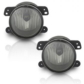 2005-2010 Chrysler 300/2006-2010 PT Cruiser/Jeep Wrangler Smoke Fog Lights Pair