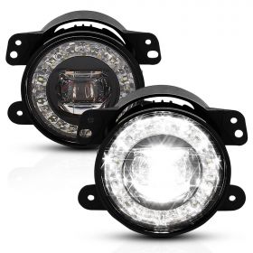 2 In 1 Design Fog Lights 3Pcs*3W Cree Led Diamond Ring (Suit For Varity Of Cars)