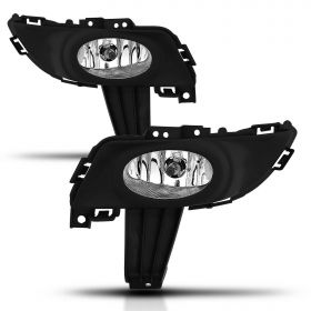 2004 2005 2006 Mazda 3 Sedan 4Dr Driving Fog Lights+Bulbs&Wiring&Switch Kit