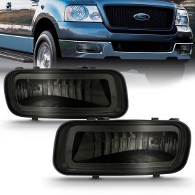 2004 2005 2006 Ford F-150 F150 Smoke Tint Fog Lights Front Driving Lamps Pair