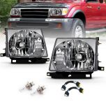 AmeriLite Replacement Headlights Chrome For 97-00 Toyota Tacoma - Passenger and Driver Side
