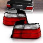 AmeriLite 4 Door Taillights Red/Clear For Bmw 3 Series E46 - Passenger and Driver Side
