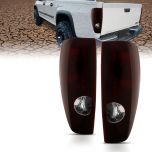 AmeriLite Midnight Red Replacement Brake Tail Lights Set for 04-12 Chevy Colorado/GMC Canyon - Passenger and Driver Side