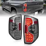 AmeriLite 2014-2021 Toyota Tundra SR5 TRD SR Pickup LED Smoke Rear Tail Lights 2016