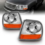 AmeriLite Euro Corner Lights For Ford Expedition / F150 - Passenger and Driver Side