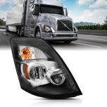 AmeriLite for Volvo 2004-2018 VNL & 2015-2018 VNX Chrome [6000K Extreme LED High Low Beam] Replacement Headlights - Right Pssenger Side