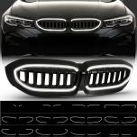 AmeriLite LED Running Luminous Grille Lights with Activation Feature Kit For 19-22 BMW 3 Series G20 320i 330i M340i xDrive