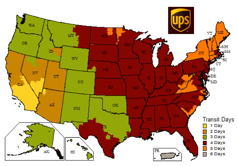 Estimate shipping days